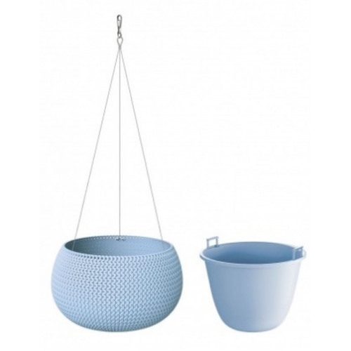 Prosperplast SPLOFY Bowl WS virágcserép, 37cm, 9l, kék DKSP370WS-656U
