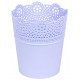 PROSPERPLAST LACE virágcserép, 11,2 cm, levendula DLAC115-2635U