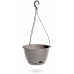 PROSPERPLAST RATOLLA ROUND W függő virágcserép, 3,4L, mokka DRLW215-7529U