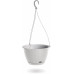 PROSPERPLAST RATOLLA ROUND W függő virágcserép, 3,4L, fehér DRLW215-S449