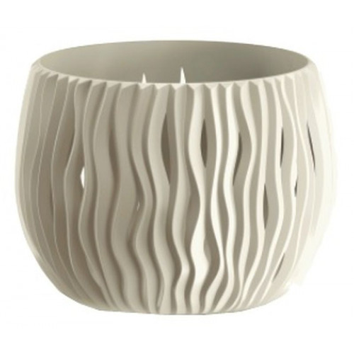 PROSPERPLAST SANDY BOWL BASIC virágcserép, 9L, krém DSK370N-CY728