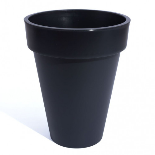Prosperplast CUBE SLIM Virágcserép 27,6cm, 12l, antracit DCUS280