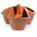 PROSPERPLAST CROWN balkonláda, 16L, terrakotta DCRO480-R624