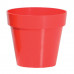 PROSPERPLAST CUBE SHINE virágcserép, 1,2L, korall DCUB140S-1788C