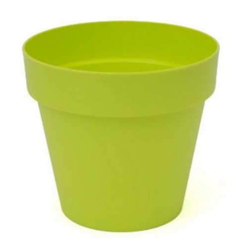 Prosperplast CUBE virágcserép 40x35,4cm citromzöld DCUB400