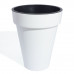 Prosperplast CUBE SLIM Virágcserép 27,6cm, 12l, fehér DCUS280