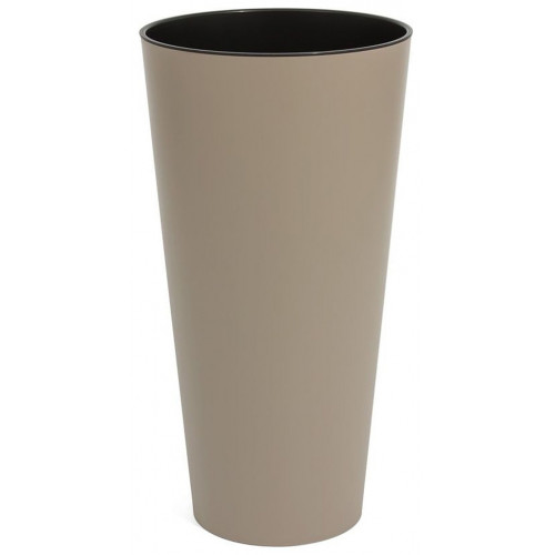 PROSPERPLAST TUBUS SLIM virágcserép, 4/8L, mokka DTUS200-7529U