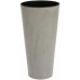 PROSPERPLAST TUBUS SLIM BETON virágcserép, 9/15,5L, szürke DTUS250B-422U