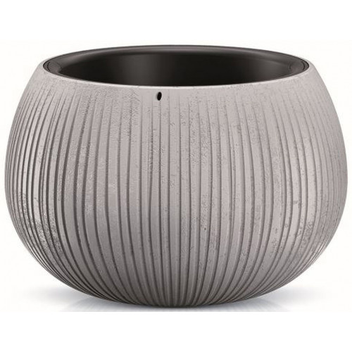 PROSPERPLAST BETON BOWL műanyag virágcserép, 14,4 cm, szürke DKB150-422U