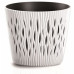 PROSPERPLAST SANDY ROUND virágcserép, 1,7L, fehér DSR160-S449