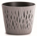 PROSPERPLAST SANDY ROUND virágcserép, 1,7L, mokka DSR160-7529U