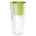 PROSPERPLAST TUBUS SLIM PW virágcserép, 4/8L, átlátszó/lime DTUS200PW-389U