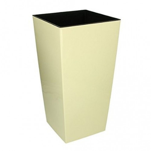 PROSPERPLAST URBI SQUARE virágcserép, 40/91,5L, krém DURS400-CY728