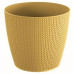 PROSPERPLAST WHEATY virágcserép, 1L, mustár DWH130-117U