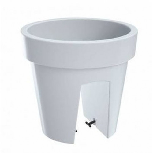 PROSPERPLAST LOFLY RAILING virágcserép, 5L, fehér DLOFR250-S449