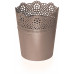 Prosperplast LACE csipke mintás kaspó, 13,5 cm mokka szín DLAC140