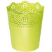 PROSPERPLAST LACE virágcserép, 16 cm, lime DLAC160-389U