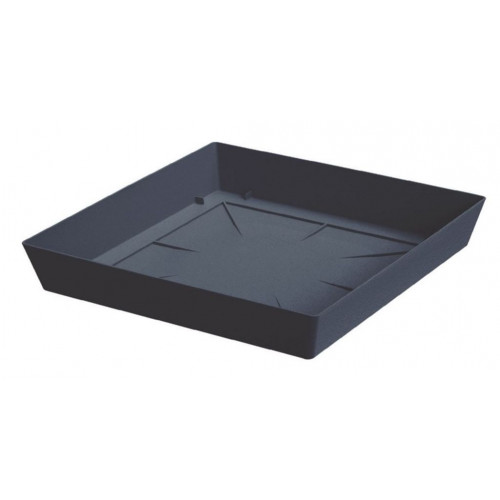 PROSPERPLAST LOFLY virágcserép alátét, 24,5 x 24,5 x 4 cm, antracit PPLFQ245-S433 PROSPERPLAST LOFLY virágcserép alátét, 24,5 x 24,5 x 4 cm, antracit PPLFQ245-S433
