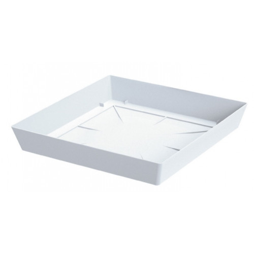 PROSPERPLAST LOFLY virágcserép alátét, 20 x 20 x 3,2 cm, fehér PPLFQ200-S449 PROSPERPLAST LOFLY virágcserép alátét, 20 x 20 x 3,2 cm, fehér PPLFQ200-S449