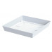 PROSPERPLAST LOFLY virágcserép alátét, 20 x 20 x 3,2 cm, fehér PPLFQ200-S449