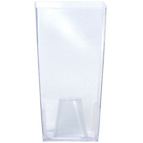PROSPERPLAST URBI SQUARE P virágcserép, 2L, átlátszó DURS125P-CPNO