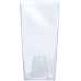 PROSPERPLAST URBI SQUARE P virágcserép, 2L, átlátszó DURS125P-CPNO