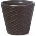 Prosperplast RATO Rattan kaspó 34,8x32,4cm antracit DBR350