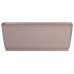 PROSPERPLAST RATOLLA P virágláda alátéttel, 49,2 x 17,2 x 17,4 cm, mokka DRL500P-7529U