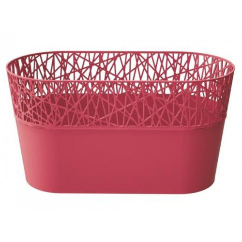 Prosperplast CITY csipkézett virágláda, 28,5 cm málnaszín DCIT285 Prosperplast CITY csipkézett virágláda, 28,5 cm málnaszín DCIT285