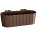 PROSPERPLAST BOARDEE HOOK virágláda, 38,3 x 21,2 x 13 cm, barna DDECZ400-R222