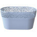 PROSPERPLAST TREE virágcserép, 27,5 cm, jégszürke DTRE275-656U