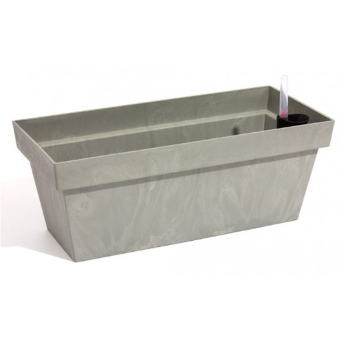 PROSPERPLAST CUBE CASE BETON virágláda, 587 x 264 x 236 mm, szürke DCUC600B-422U