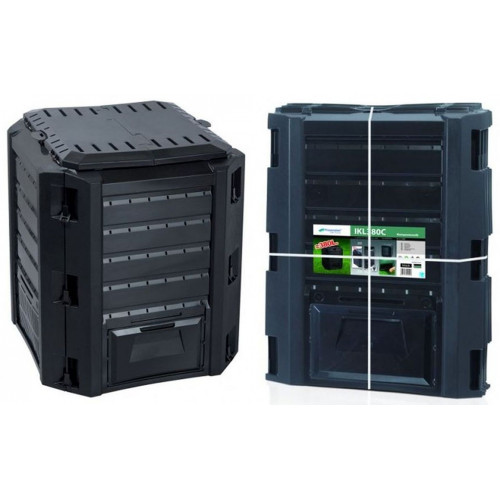 Prosperplast COMPOGREEN komposztáló, 380L, fekete IKL380C-S411 Prosperplast COMPOGREEN komposztáló, 380L, fekete IKL380C-S411