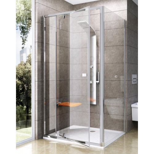 VÉGKIÁRUSÍTÁS RAVAK Pivot Fix falizuhany PPS-80 fehér Átlátszó 90G40100Z1 VÉGKIÁRUSÍTÁS RAVAK Pivot Fix falizuhany PPS-80 fehér Átlátszó 90G40100Z1