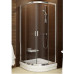 VÉGKIÁRUSÍTÁS RAVAK Blix BLCP4-80 negyedköríves zuhanykabin (világos alu + grape) 3B240C00Z1