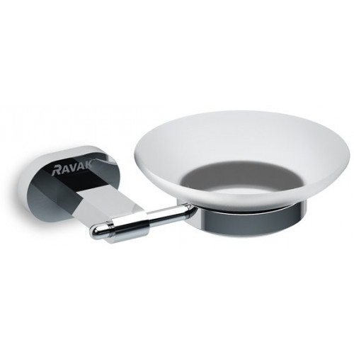 VÉGKIÁRUSÍTÁS RAVAK CR 200.00 Chrome szappantartó, üveg X07P187