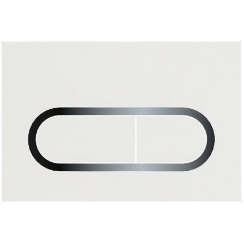 VÉGKIÁRUSÍTÁS RAVAK CHROME WC öblítő nyomlap fehér X01455