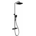 VÉGKIÁRUSÍTÁS RAVAK 10° TD F 091.20/150 Free Black állózuhany termosztátos zuhanyszett X070151