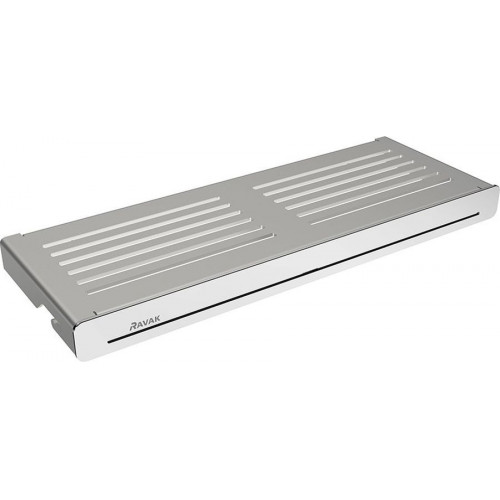 VÉGKIÁRUSÍTÁS RAVAK Slim S polc, 278 x 103 x 22 mm, szatén/króm X07P577