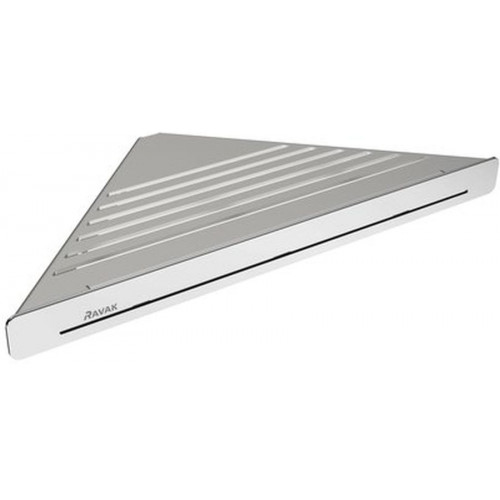 VÉGKIÁRUSÍTÁS RAVAK Slim C polc, 290 x 206 x 22 mm, szatén/króm X07P578