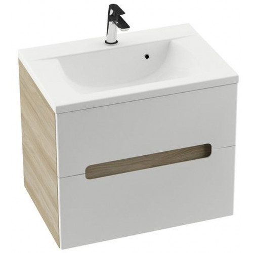VÉGKIÁRUSÍTÁS RAVAK SD CLASSIC II Mosdó 80 x 49 x 47 cm, cappuccino, bal X000000913