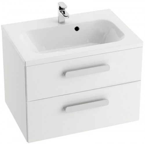 VÉGKIÁRUSÍTÁS Ravak Chrome II SD 600 fürdőszobai szekrény mosdó alá fehér/fehér (RAVAK-X000000918)