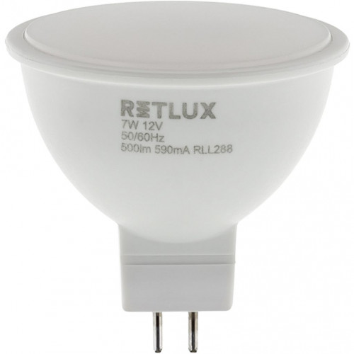 RETLUX RLL 288 12V 7W GU5.3 meleg fehér spot izzó
