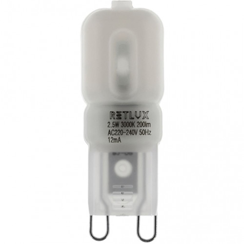 RETLUX RLL 293 2,5W G9 MELEG FEHÉR LED IZZÓ