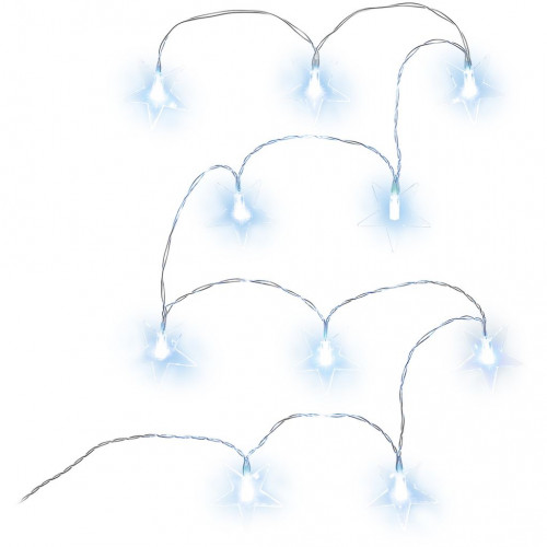 RETLUX RXL 283 karácsonyi csillagos fényfüzér, hideg fehér, 10 LED 50002919 RETLUX RXL 283 karácsonyi csillagos fényfüzér, hideg fehér, 10 LED 50002919