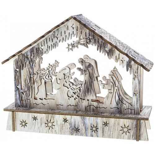 RETLUX RXL 336 karácsonyi fa dekoráció, jászol, meleg fehér, 6 LED 50003931 RETLUX RXL 336 karácsonyi fa dekoráció, jászol, meleg fehér, 6 LED 50003931