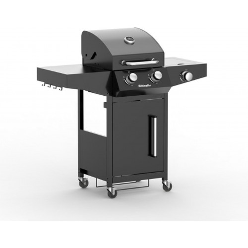 Riwall PRO RGG 21 Gázüzemű grillsütő, 9 kW, 2+1 gázégővel GB01A2401113B