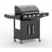 Riwall PRO RGG 41 gázüzemű grillsütő 15 kW, 4+1 gázégővel GB01A2401114B