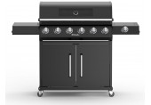 Riwall PRO RGG 61 EXL Prémium gázüzemű grillsütő, 24 kW, 6 + 1 gázégővel GB01A2401116B