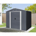 Riwall RMSA 6x8 Anthracite Fém kerti ház 2,4 x 1,7 m SD-X0608-H170C-A